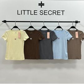 футболка жіноча 600110 l.blue р.S-L "Little Secret" недорого оптом від прямого постачальника