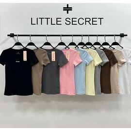 футболка жіноча 600111 d.beige р.S-L "Little Secret" недорого оптом від прямого постачальника