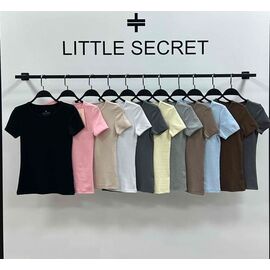 футболка жіноча 600112 black р.S-L "Little Secret" недорого оптом від прямого постачальника