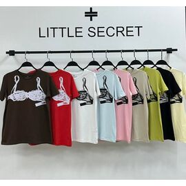 футболка жіноча 600121 l.green р.S-L "Little Secret" недорого оптом від прямого постачальника