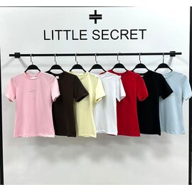 футболка жіноча D10 red р.S-L "Little Secret" недорого оптом від прямого постачальника