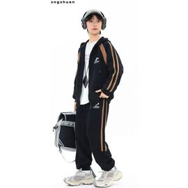 Фотография Костюм детский спортивный на мальчика 26616 black р.146-164 "Delfinka" недорого оптом от прямого поставщика