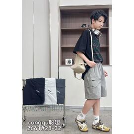 Дитячі шорти на хлопчика 2661 l.grey р.150-170 "Fili kids" недорого оптом від прямого постачальника