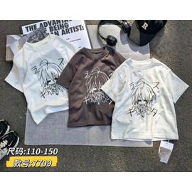 Фотография Футболка детская на мальчика 7709 brown р.110-150 "Meloria" недорого оптом от прямого поставщика