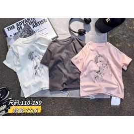 Фотография Футболка детская на девочку 7715 pink р.110-150 "Meloria" недорого оптом от прямого поставщика