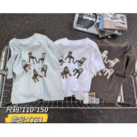 Фотография Футболка детская на мальчика 7761 white р.110-150 "Meloria" недорого оптом от прямого поставщика