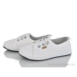 Фотография Кроссовки женские модные Лето B208 white (8 пар р.36-41) "Canoa" недорого оптом от прямого поставщика