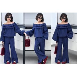 Фотография Костюм детский на девочку ML5610 navy р.120-160 "Meloria" недорого оптом от прямого поставщика