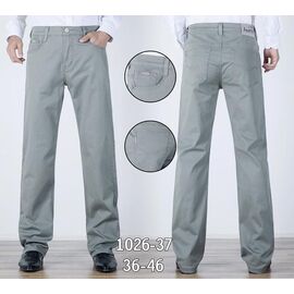 Фотография Брюки мужские 1026-37 l.grey р.32-40 "LILY" недорого оптом от прямого поставщика