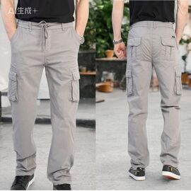 Фотография Штаны мужские 8096-20 l.grey р.32-40 "LILY" недорого оптом от прямого поставщика