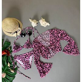 Комплект дитячий на дівчинку 1855-1 pink р.30-38 "DFK" недорого оптом від прямого постачальника