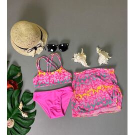 Комплект дитячий на дівчинку 1875-1 pink р.30-38 "DFK" недорого оптом від прямого постачальника