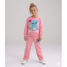 Костюм дитячий спортивний на дівчинку DD157 pink р.92-122 "Limerense" недорого оптом від прямого постачальника