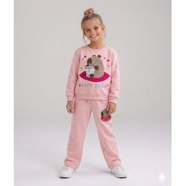 Костюм дитячий спортивний на дівчинку DD159 pink р.92-122 "Limerense" недорого оптом від прямого постачальника