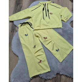 Костюм дитячий спортивний на дівчинку DD166 yellow р.104-134 "Limerense" недорого оптом від прямого постачальника