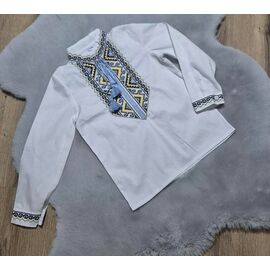 Вишиванка дитяча на хлопчика DD174 white р.152-176 "Limerense" недорого оптом від прямого постачальника