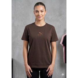 Фотография Футболка женская 1080 brown р.S-L "Newe" недорого оптом от прямого поставщика