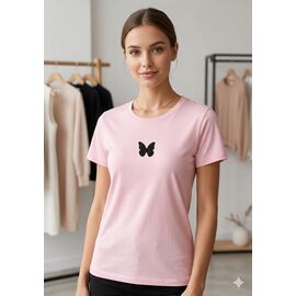футболка жіноча 2218 pink р.S-M "Newe" недорого оптом від прямого постачальника