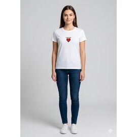 футболка жіноча 2218-1 white р.S-M "Newe" недорого оптом від прямого постачальника