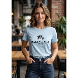 футболка жіноча 2298 l.blue р.L-XL "Newe" недорого оптом від прямого постачальника