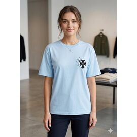 футболка жіноча 400 l.blue р.2XL-3XL "Newe" недорого оптом від прямого постачальника