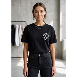 футболка жіноча 401 black р.2XL-3XL "Newe" недорого оптом від прямого постачальника