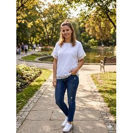футболка жіноча NW102 white р.L-XL "Newe" недорого оптом від прямого постачальника