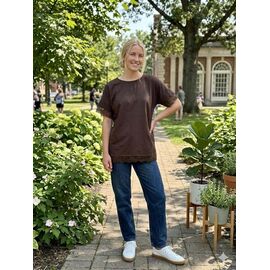 футболка жіноча NW103 brown р.L-XL "Newe" недорого оптом від прямого постачальника