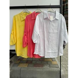 Фотография Рубашка женская 109 yellow р.XL-4XL "P.HEY" недорого оптом от прямого поставщика