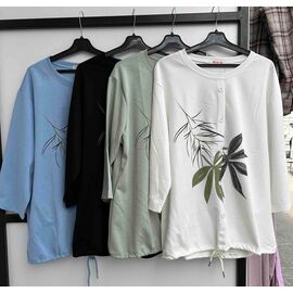 Светр жіночий 821 l.blue р.3XL-6XL "P.HEY" недорого оптом від прямого постачальника