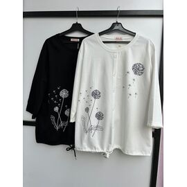 Светр жіночий 822 black р.3XL-6XL "P.HEY" недорого оптом від прямого постачальника