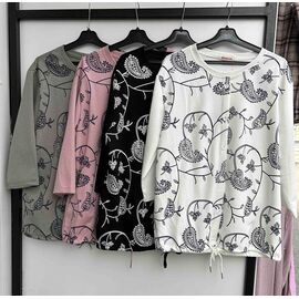 Светр жіночий 823 pink р.3XL-6XL "P.HEY" недорого оптом від прямого постачальника