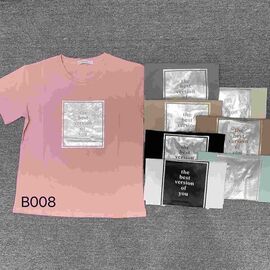 футболка жіноча B008 mix р.46-50 "FLORA" недорого оптом від прямого постачальника