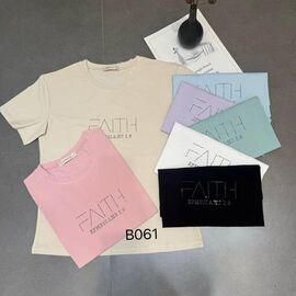 футболка жіноча B061 mix р.46-50 "FLORA" недорого оптом від прямого постачальника