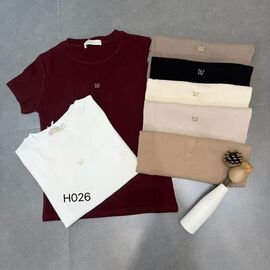 футболка жіноча H026 mix р.44-48 "FLORA" недорого оптом від прямого постачальника