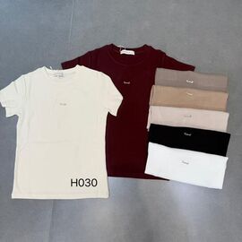 футболка жіноча H030 mix р.44-48 "FLORA" недорого оптом від прямого постачальника