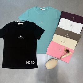 футболка жіноча H260 mix р.44-48 "FLORA" недорого оптом від прямого постачальника