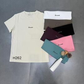 футболка жіноча H262 mix р.44-48 "FLORA" недорого оптом від прямого постачальника