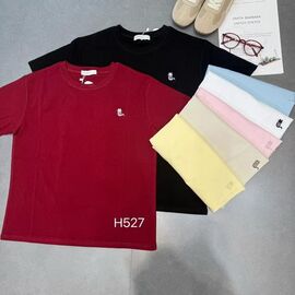 футболка жіноча H527 mix р.50-54 "FLORA" недорого оптом від прямого постачальника