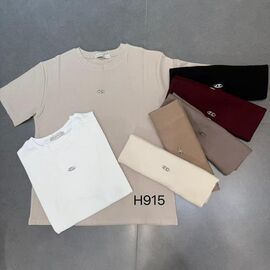 футболка жіноча H915 mix р.52-56 "FLORA" недорого оптом від прямого постачальника