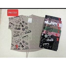 футболка жіноча PN1701 mix р.50-54 "FLORA" недорого оптом від прямого постачальника