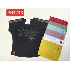 футболка жіноча PN1713 mix р.46-50 "FLORA" недорого оптом від прямого постачальника