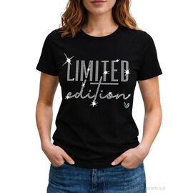 Фотография Футболка женская Лето 264 чорний (5 шт. р.сетка M-3XL) "Алия" недорого оптом от прямого поставщика