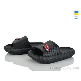 Шльопанці дитячі літні Літо Cross 022-2 чорний (6 пар р.24-29) "Vladimir" недорого оптом від прямого постачальника