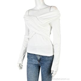 Кофта жіноча Весна/осінь 4393-ST2122 white (4 шт. р.сіткаS-XL) "Мир" недорого оптом від прямого постачальника
