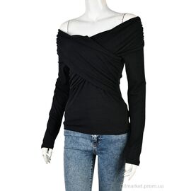 Кофта жіноча Весна/осінь 4393-ST2122 black (4 шт. р.сіткаS-XL) "Мир" недорого оптом від прямого постачальника