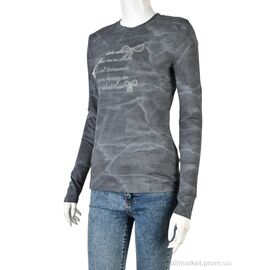 Кофта жіноча Весна/осінь 4393-MT38 grey (4 шт. р.сіткаS-XL) "Мир" недорого оптом від прямого постачальника