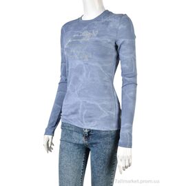 Кофта жіноча Весна/осінь 4393-MT38 blue (4 шт. р.сіткаS-XL) "Мир" недорого оптом від прямого постачальника