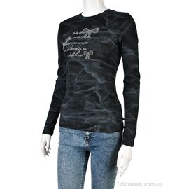 Кофта жіноча Весна/осінь 4393-MT38 black (4 шт. р.сіткаS-XL) "Мир" недорого оптом від прямого постачальника