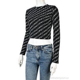 Кофта жіноча Весна/осінь 4393-MT204 black (4 шт. р.сіткаS-XL) "Мир" недорого оптом від прямого постачальника